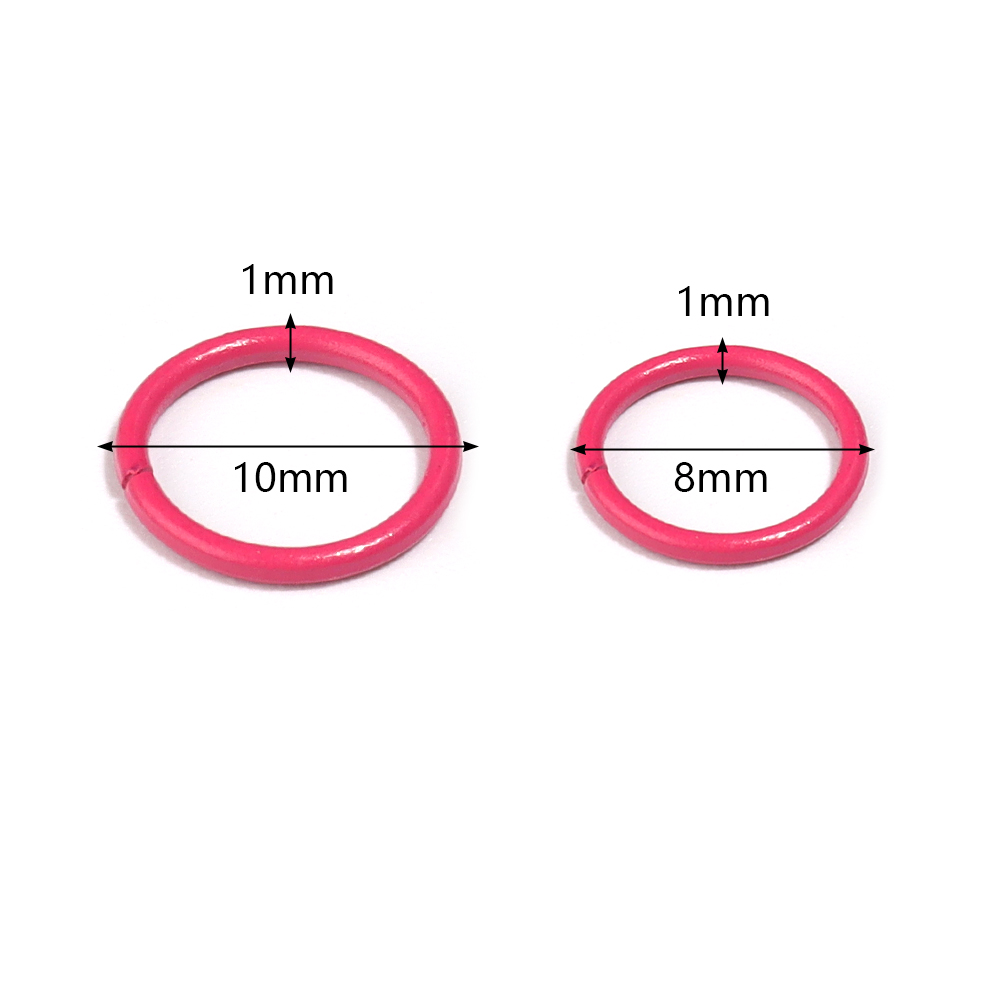 Coupling 8Mm - 50pcs 8/10mm Iron Split Ring Open