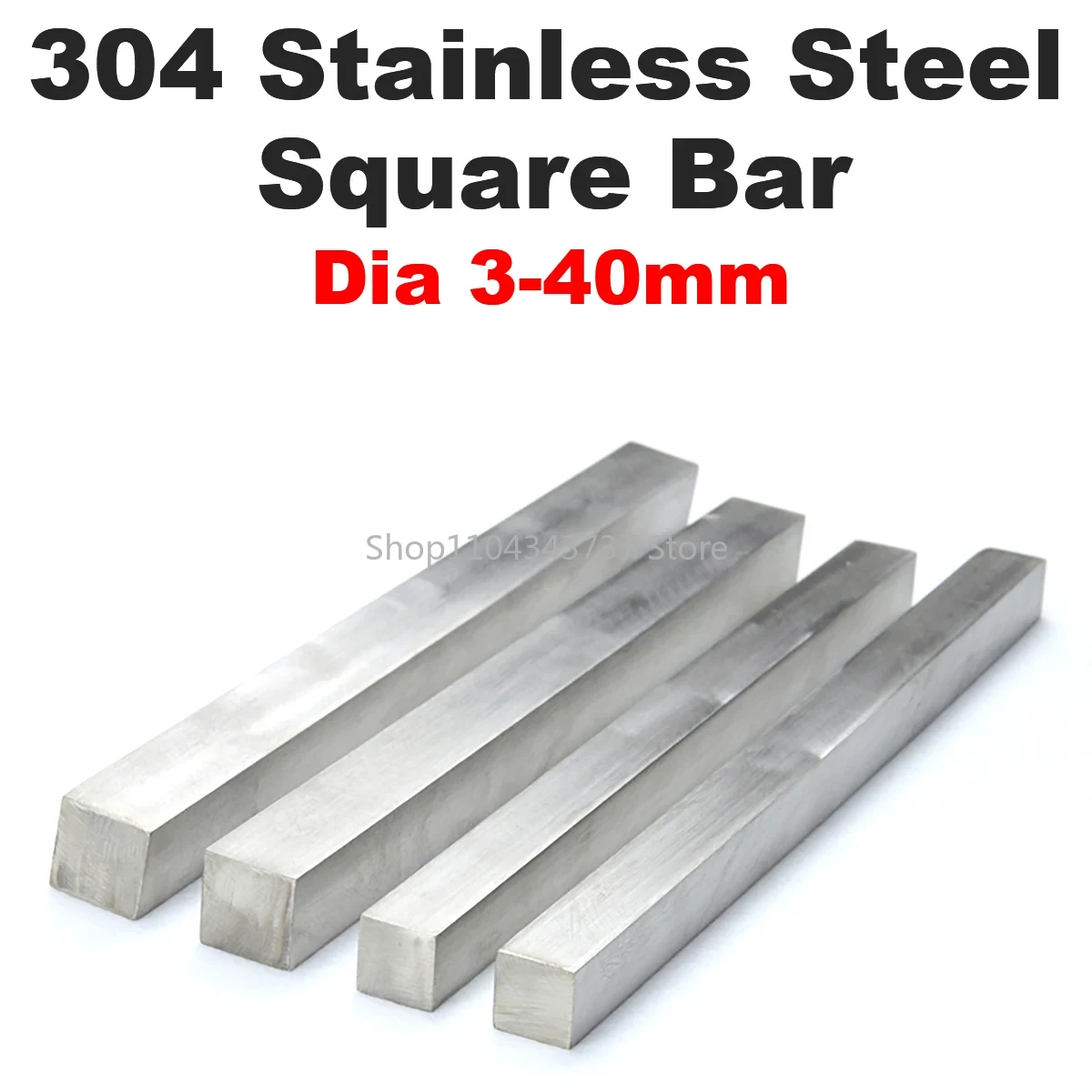 Linear Rod 8Mm - 304 Stainless Steel Square Rod Bar