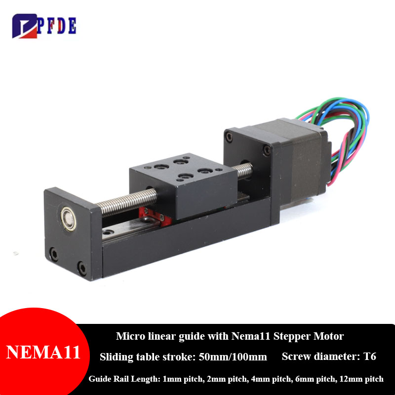 Linear Rod 8Mm - NEMA11 Stepper Motor Mini Linear Rail