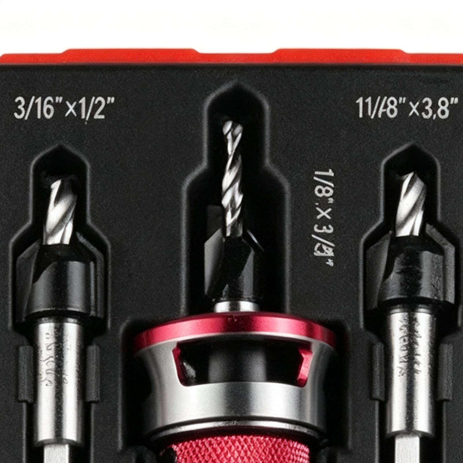 Countersink Drill Bit Set With - огляд і ціна Drill Bit Set