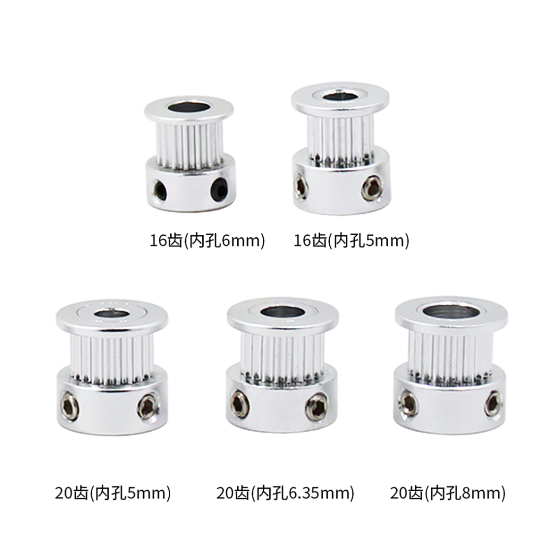 1Pcs GT2 16 Tooth -26 Tooth Ap - огляд і ціна Gt2 Pulley