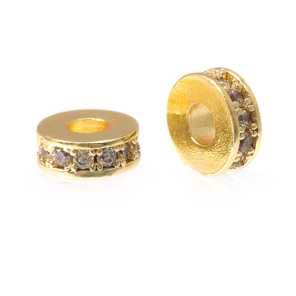 6PCS 6MM 8MM 18K Gold Color Br - огляд і ціна Coupling 8Mm