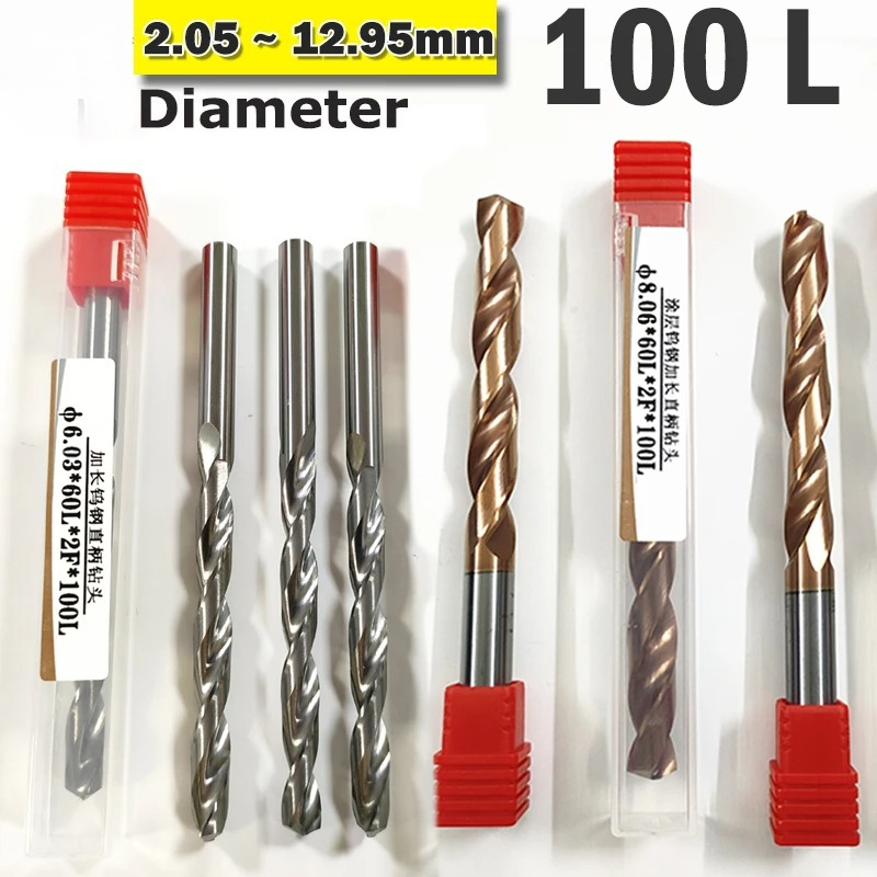 100L Straight Shank Twist Dril - огляд і ціна Cnc Bits