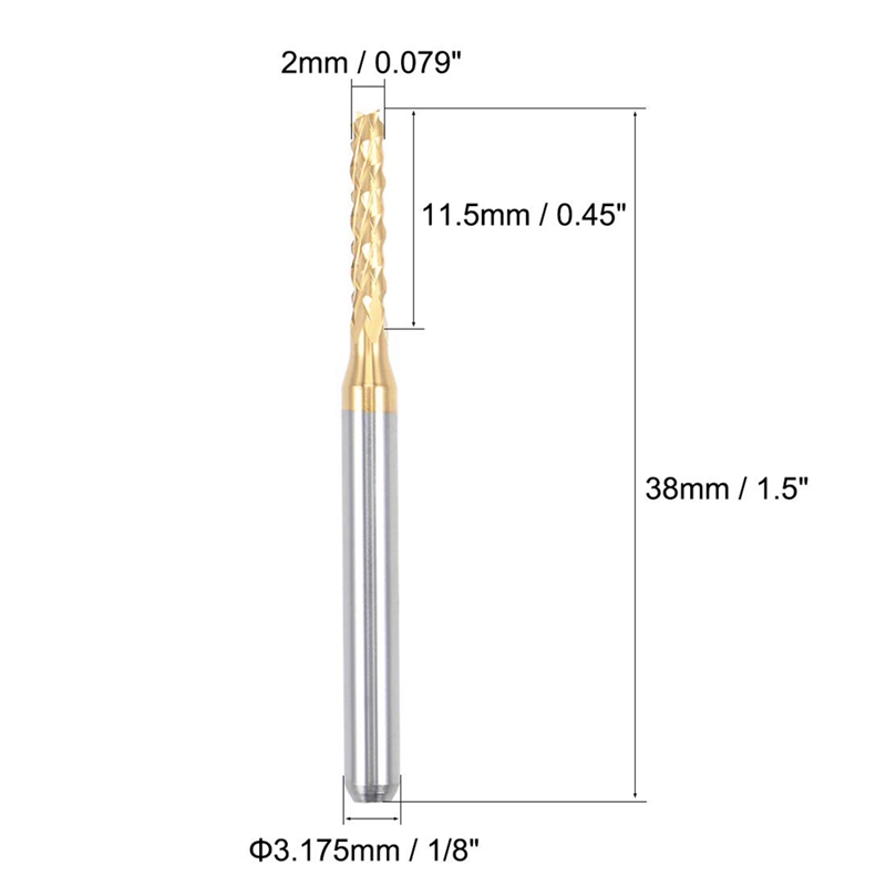10PCS Titanium Coat Carbide En - огляд і ціна Cnc Router