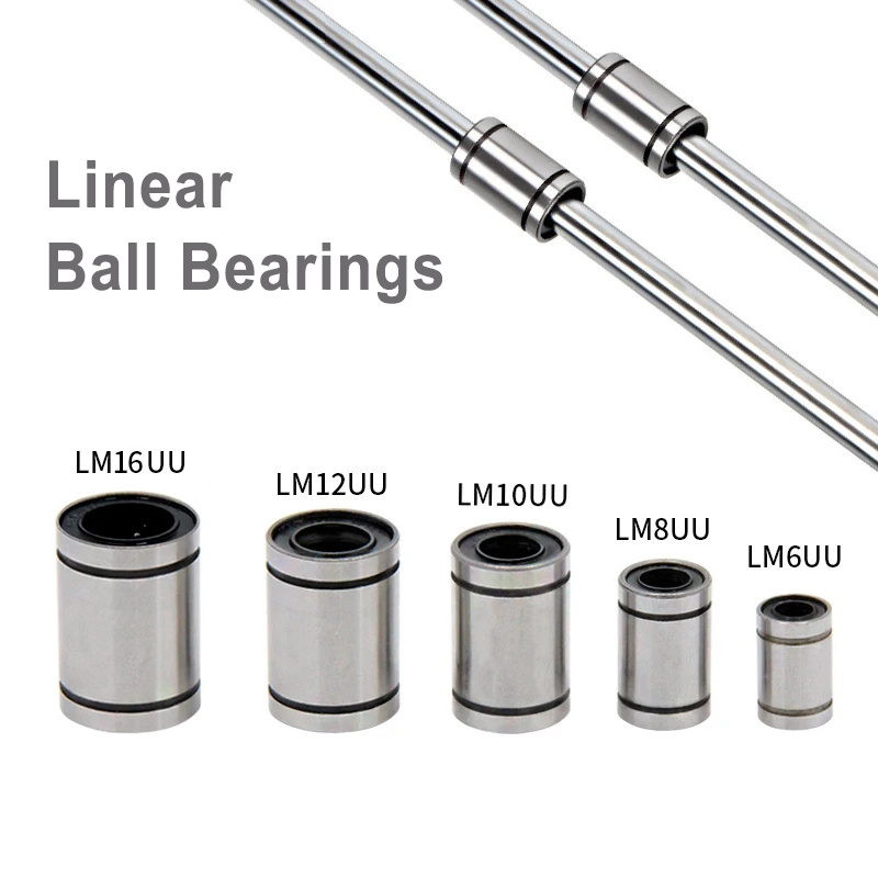 10Pcs LM6UU LM8UU LM10UU LM12U - огляд і ціна Linear Rod 8Mm