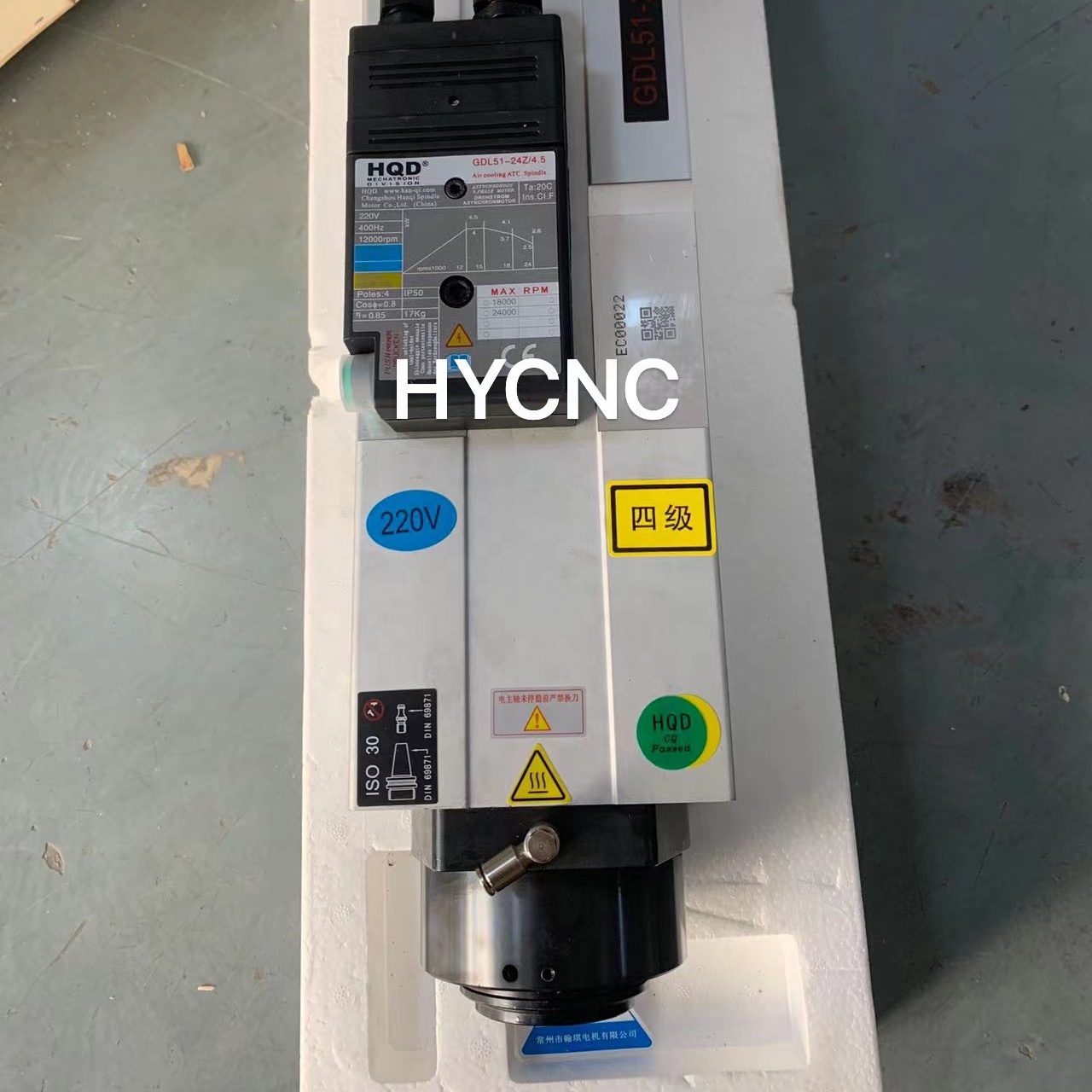 4.5 Kw Atc Spindle Iso30 Motor - огляд і ціна Cnc Router