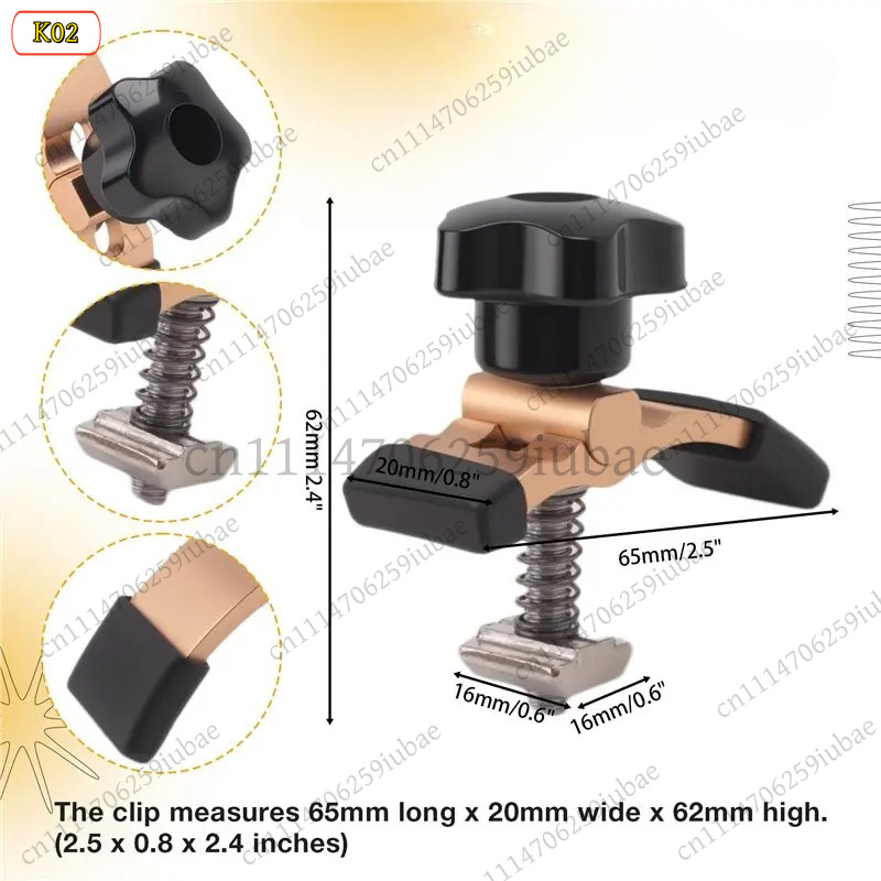 fy 2Pcs Mini Hold Down Clamp K - огляд і ціна 3018 Cnc