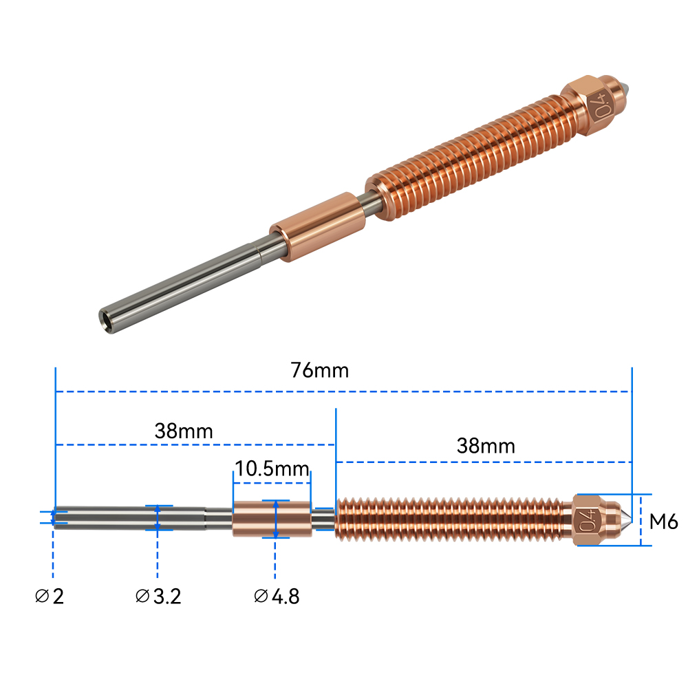 Unicorn Hardened Steel Nozzle  - огляд і ціна Aluminium Profile 2020