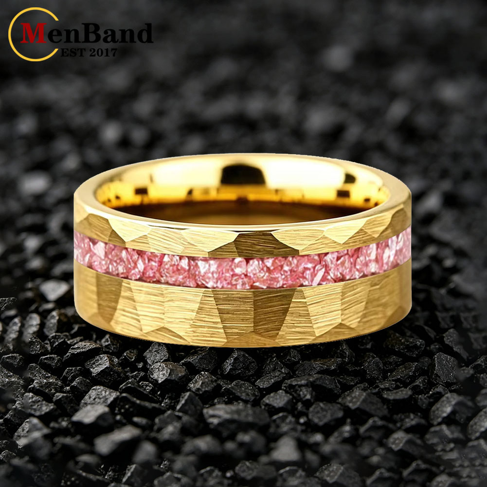 New 6/8mm Gold Hammered Weddin - огляд і ціна Coupling 8Mm