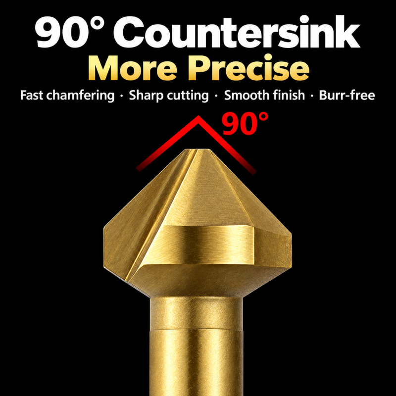 6Pcs 3-Flute Titanium Coated 9 - огляд і ціна Drill Bit Set