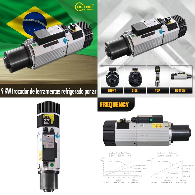 AP01 9KW ISO30 Air Cooled ATC  - огляд і ціна Cnc Router