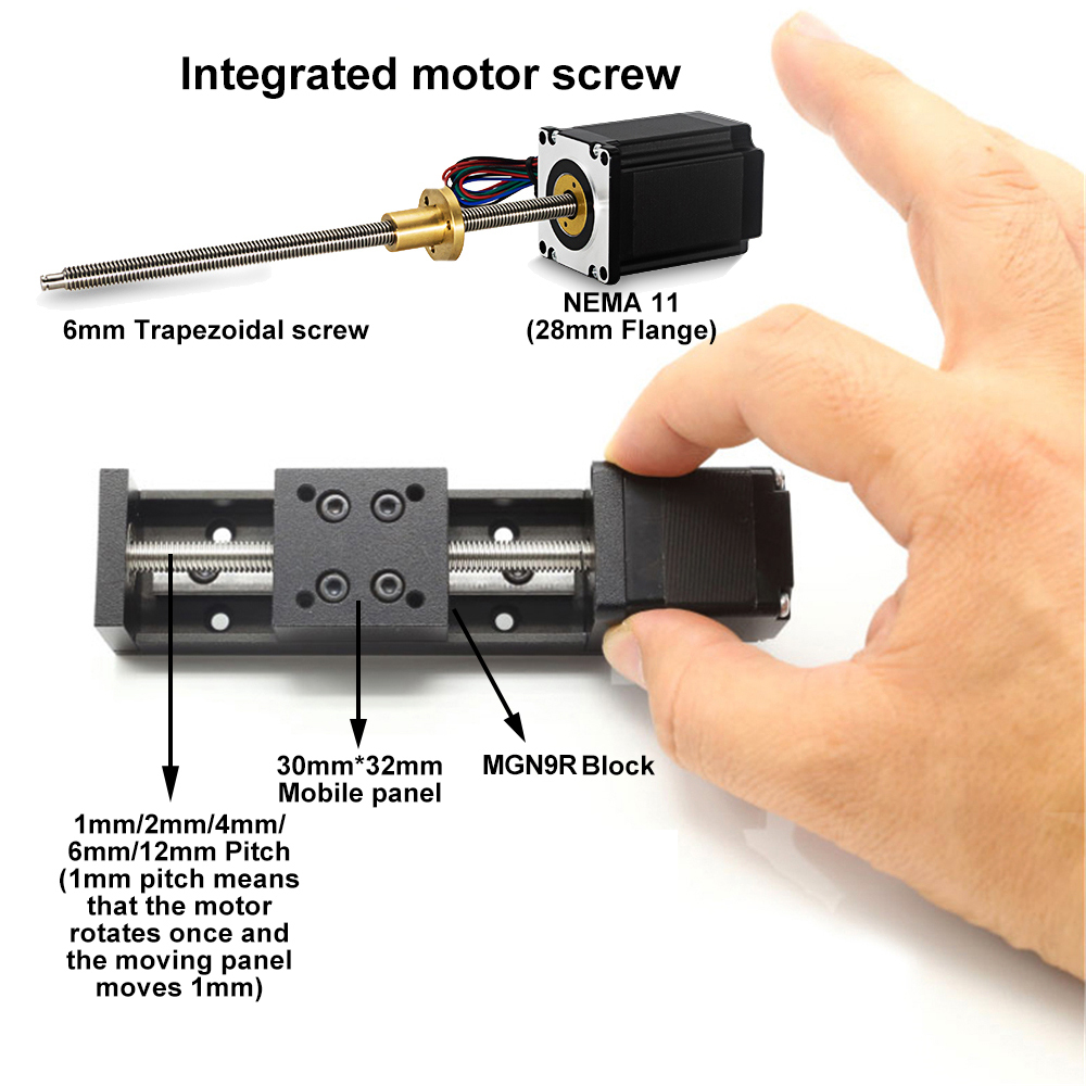 YunDuan T-type Motorized Linea - огляд і ціна Linear Rod 8Mm