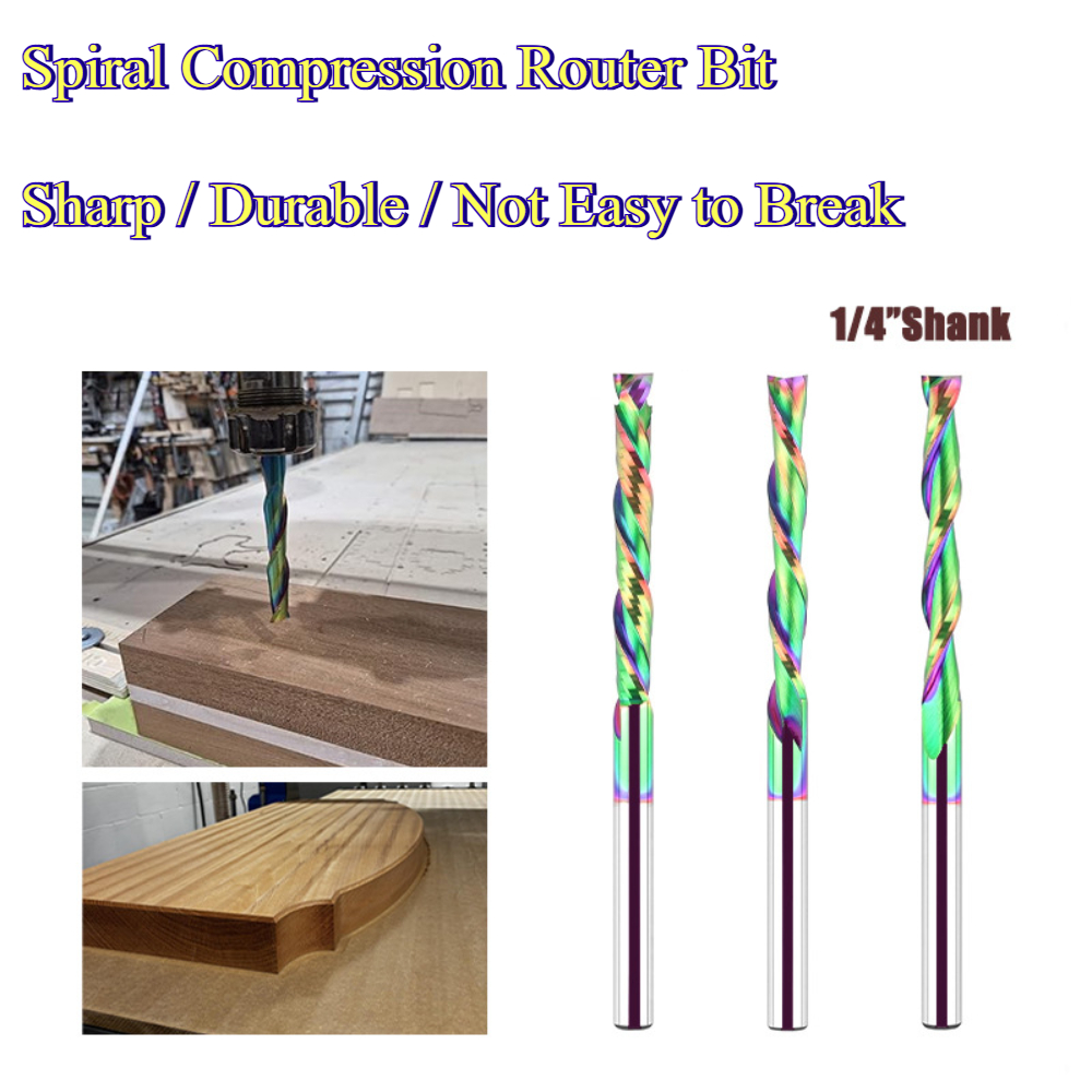 Spiral Compression Router Bit  - огляд і ціна End Mill